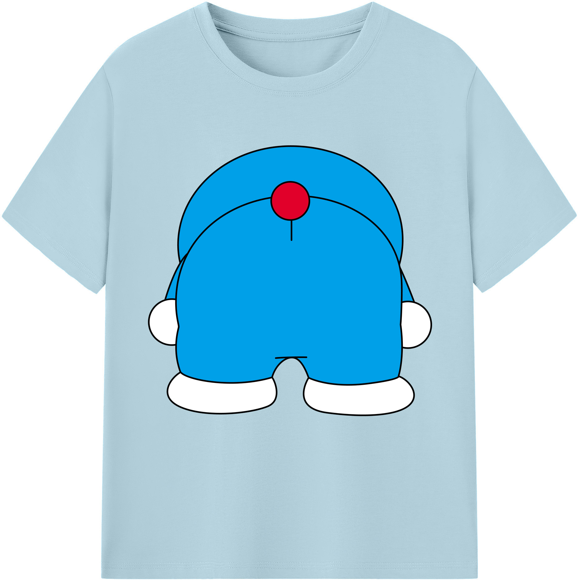 （画像用） ドラえもん Doraemon 綿100％半袖Tシャツ（フロントプリント）